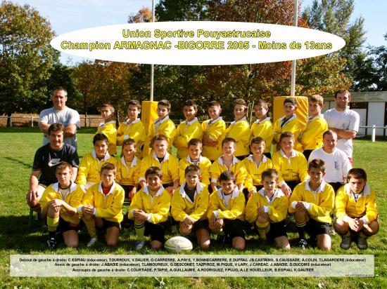 13ans champion 2005