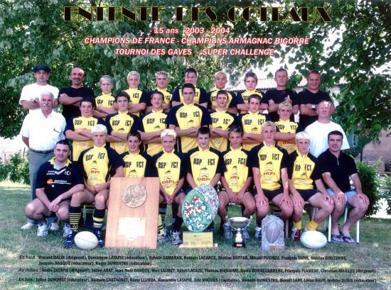 15ans champions 2003